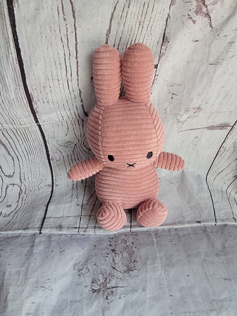 Miffy Nijntje Corduroy Pink Dutch Design Bon ton toys 9" Plush Stuffed Animal